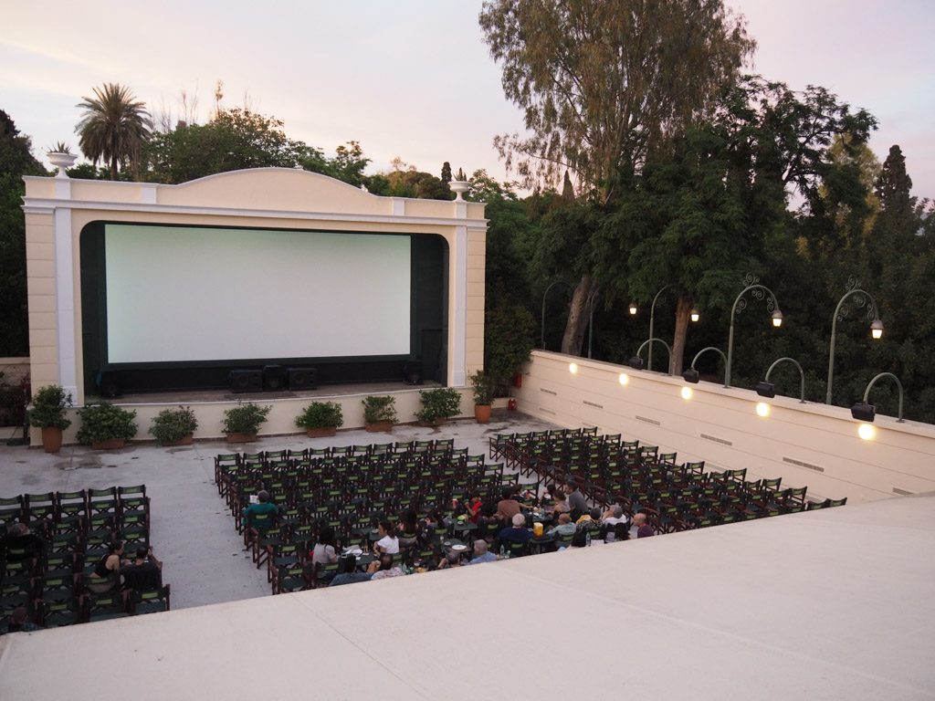 open air cinema Athens